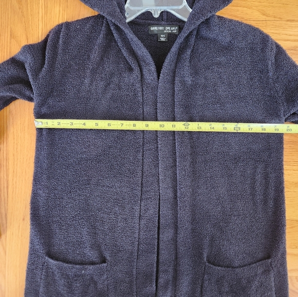 Barefoot Dreams Cozychic Lite Coastal Hooded Cardigan, size xs/s - Picture 9 of 10